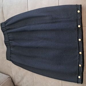 St.John Collection By Marie Gray knit black pencil skirt Sz 4